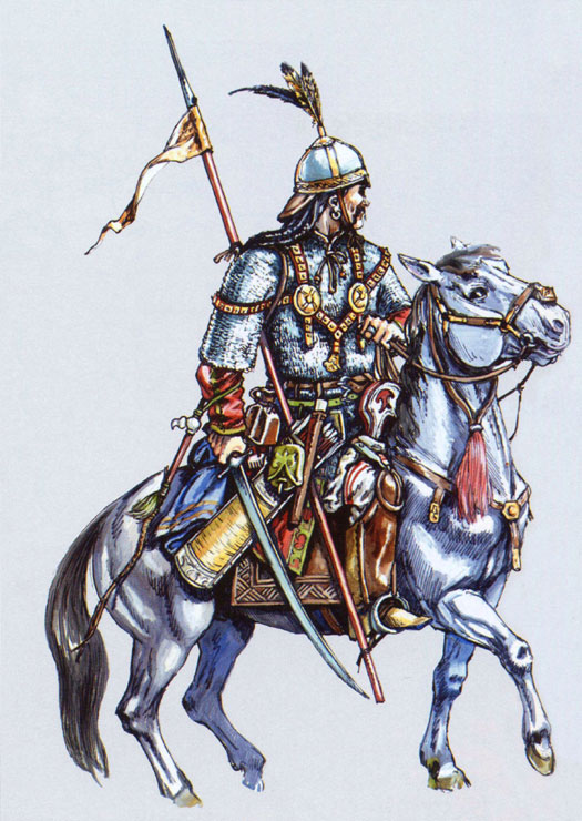 Kipchak mounted warrior