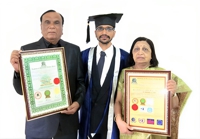 Dr. Gaurav A. Vyas With His Parents